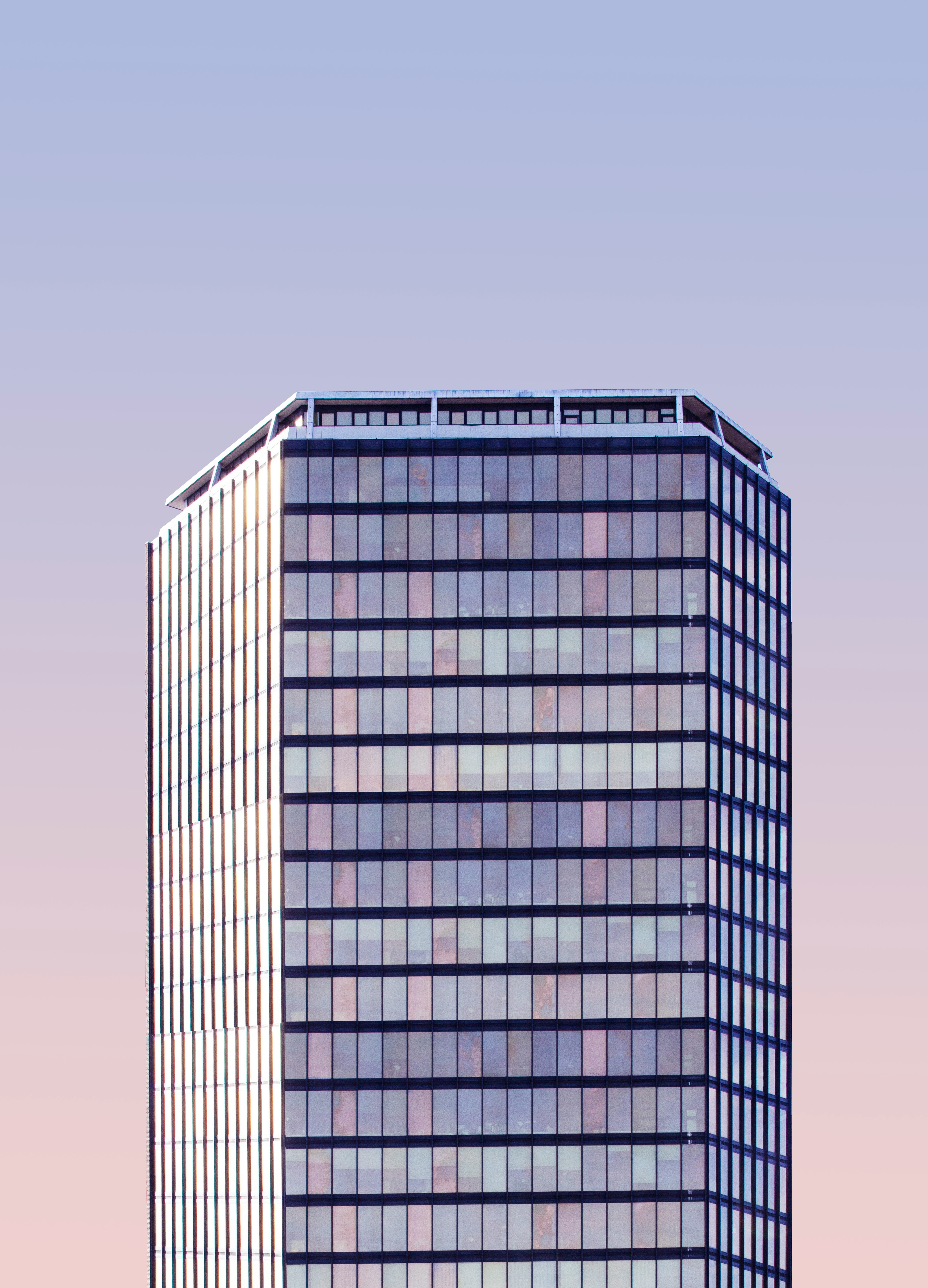 Modern Facade with Glass